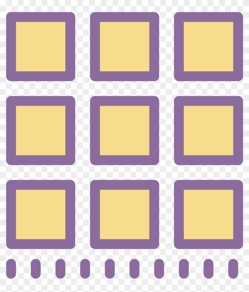 Squared Menu Icon , Png Download - Makeup Palette Names Clipart