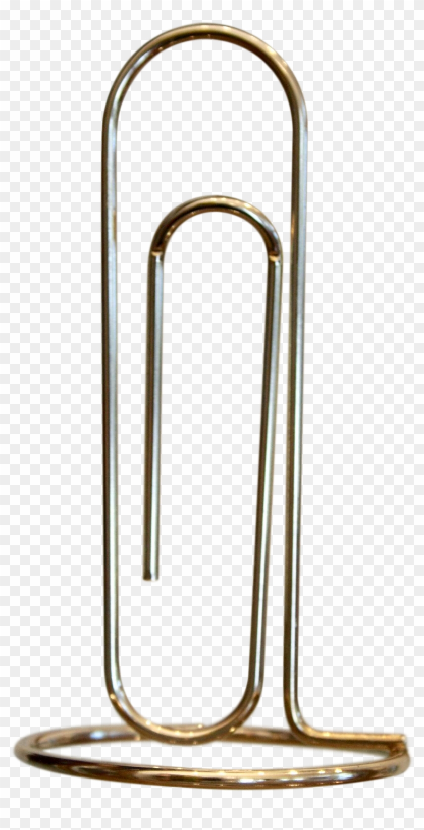 Oversized Paperclip Memo Display - Trombone - Png Download