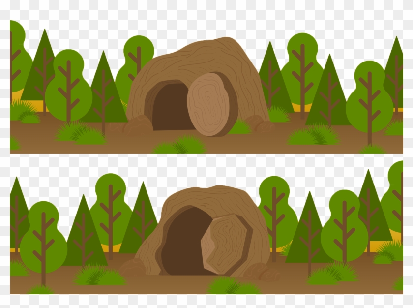 Jpg Download Cave Vector Illustrator - Cave Cartoon Png Clipart