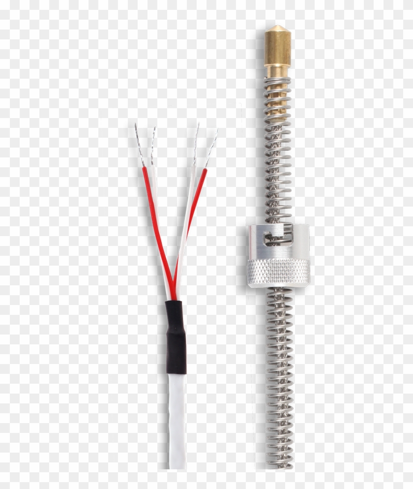 Plug In Resistance Thermometer With Teflon Wire - Einsteck Widerstandsthermometer Clipart