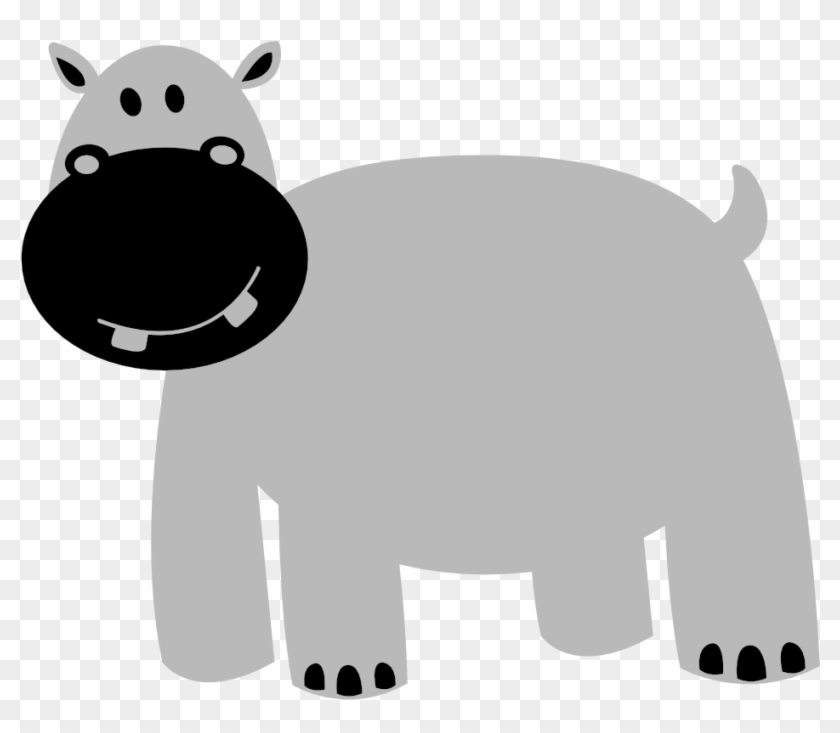 Hippopotamus Clipart - Животные В Векторе Пнг - Png Download #2367920