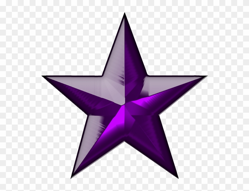 Star Violet Ruby - 3d Stars Clipart