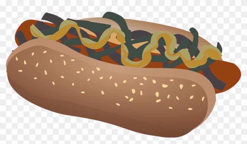 Sandwich Clipart Hotdog - Raw Hot Dog Png Transparent Background