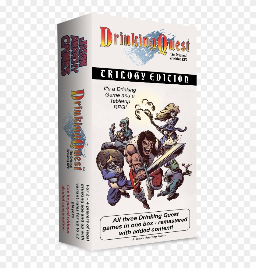 Trilogy Edition Good Box Mockup - Drinking Quest Clipart