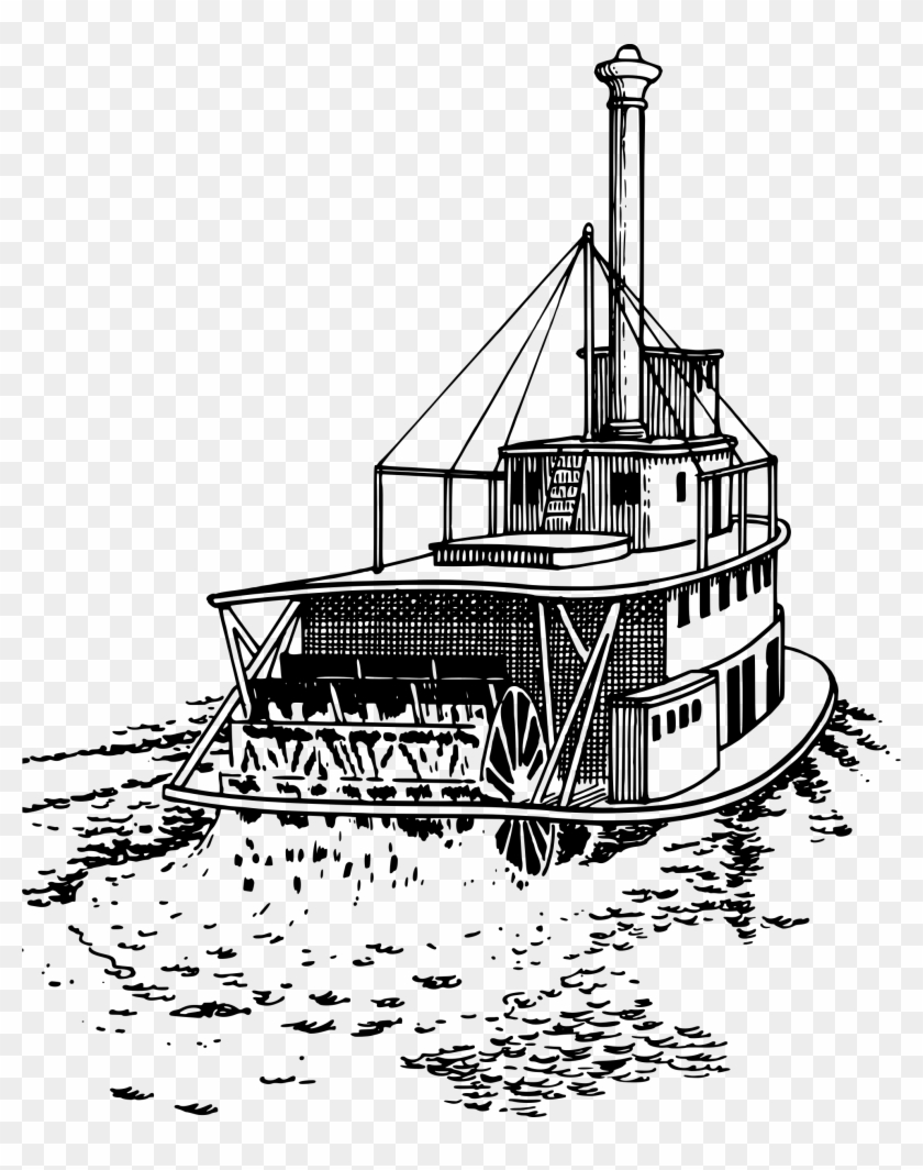 This Free Icons Png Design Of Stern Wheeler - Paddle Wheeler Clip Art Transparent Png