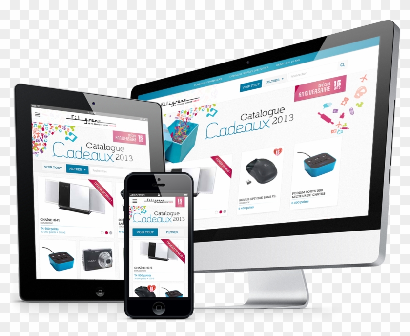 Toronto Mobile Website Design - Website Desktop Png Clipart