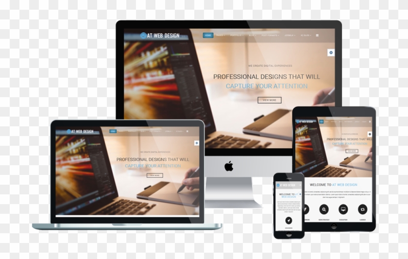 Why Small Businesses Need To Switch To Responsive Web - Free Joomla Template Electric Clipart