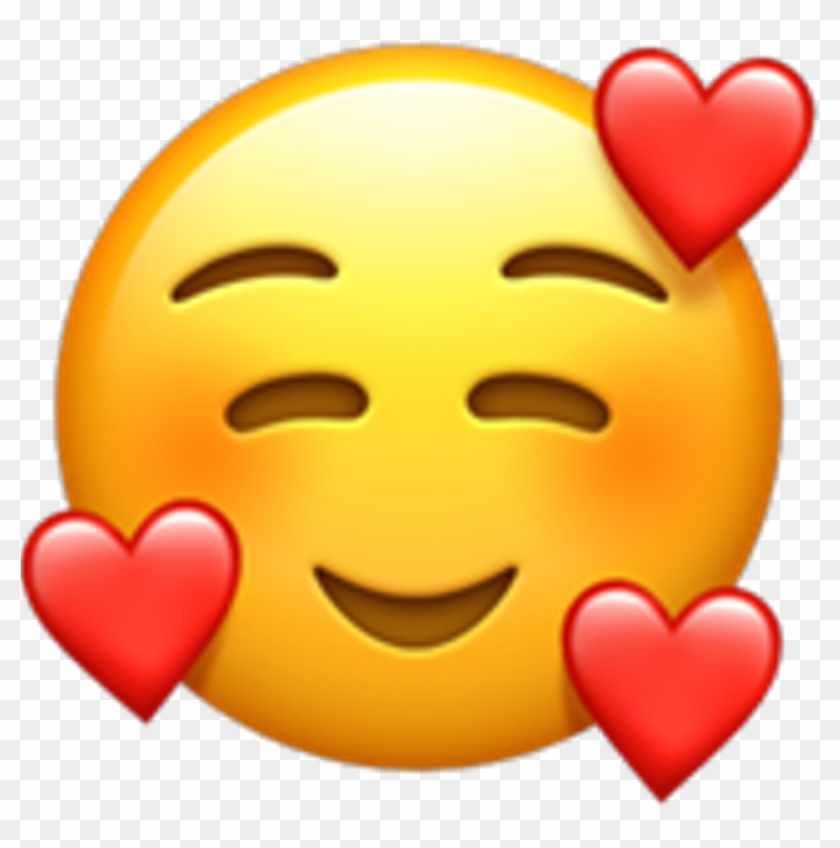 Herts Corazon Corazones Whatsapp Emoji - Smiling Face With 3 Hearts Clipart #2370773