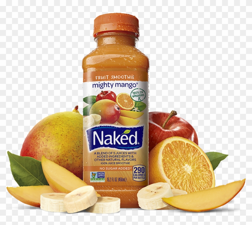 Naked Juice Mighty Mango - Naked Mango Juice Clipart