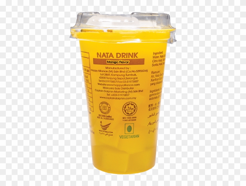 Mango Juice With Nata De Coco 270gm - Dolphin Nata De Coco Clipart #2371329