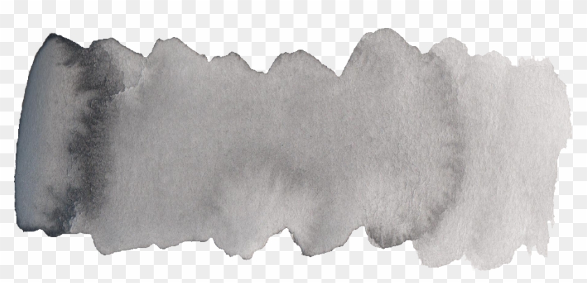Transparent Grey Paint - Grey Watercolor Transparent Clipart