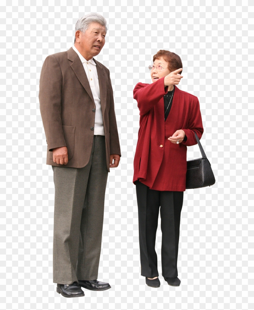 Group People Walking Png - Elderly People Photoshop Clipart