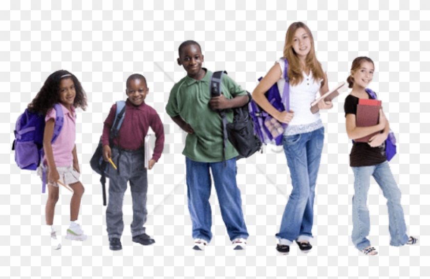 Free Png School Kids Walking Png Png Image With Transparent - Kids All Ages Clipart