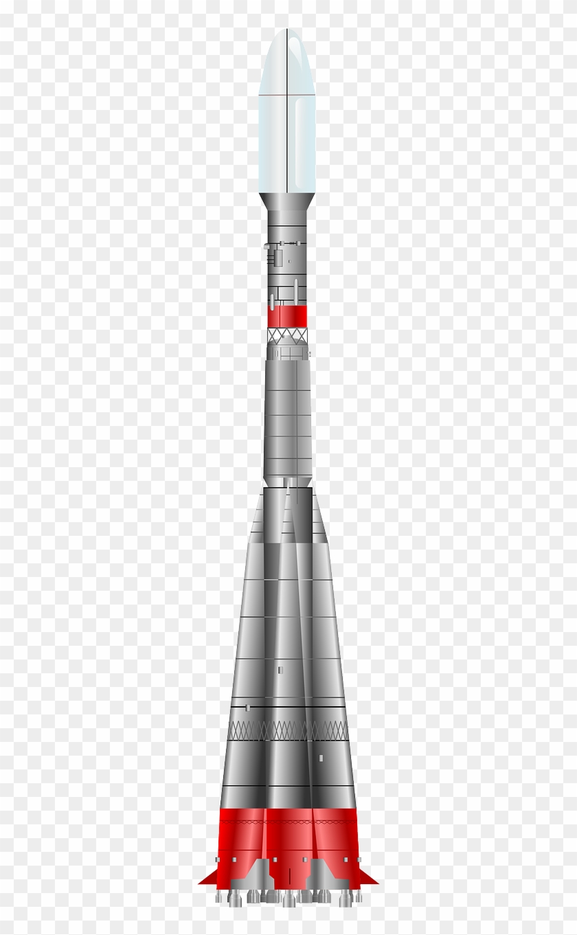 Soyuz Rocket Space Ship Png Image - Soyuz No Background Clipart #2372542