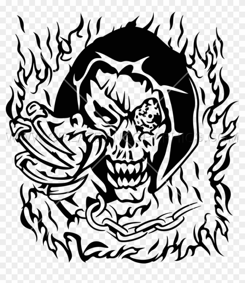 Transparent Skull Demon - Demon Skull Transparent Clipart #2373033