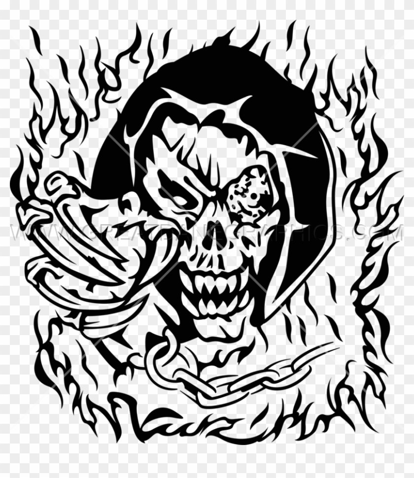 Transparent Skull Demon - Demon Skull Transparent Clipart