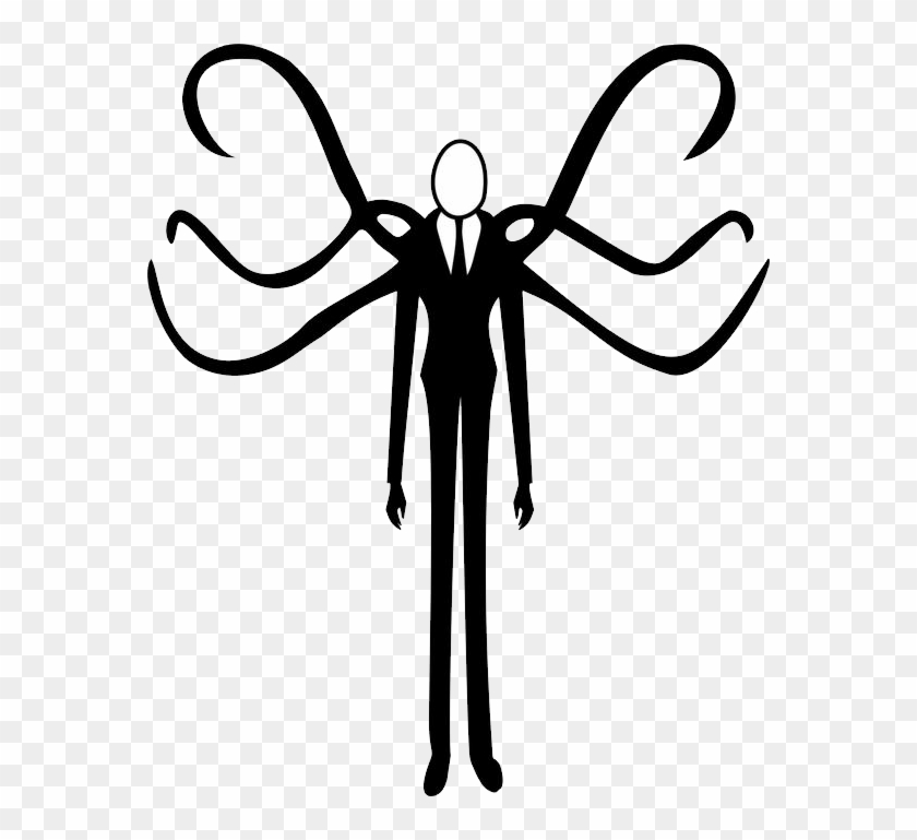 Slender Man Clipart - Png Download
