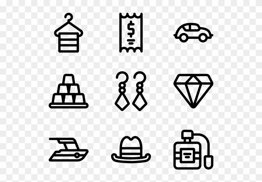 Luxury Shop - Crown Minimalist Icon Clipart