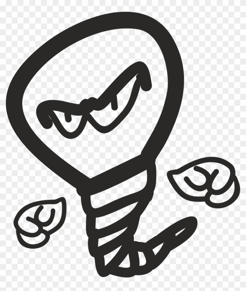Funny,worm,the Little Vector - Orme Sort Hvid Png Clipart