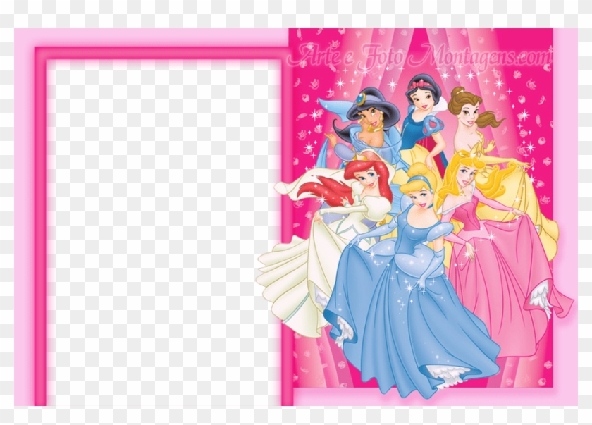 Disney Princess All Together And Alone Free Printable - Disney Princess Frames Png Clipart
