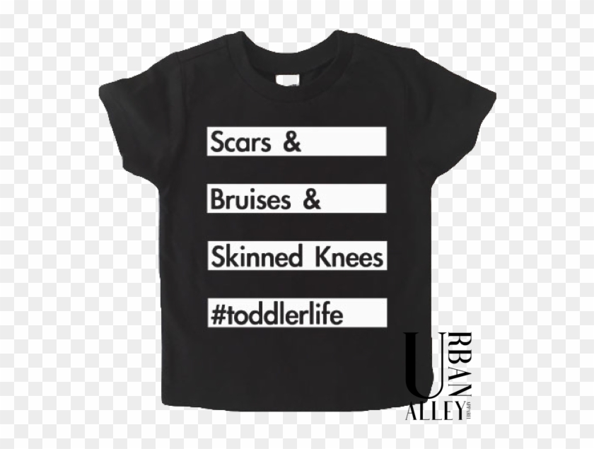 Scars, Bruises, Skinned Knees - Active Shirt Clipart #2373636