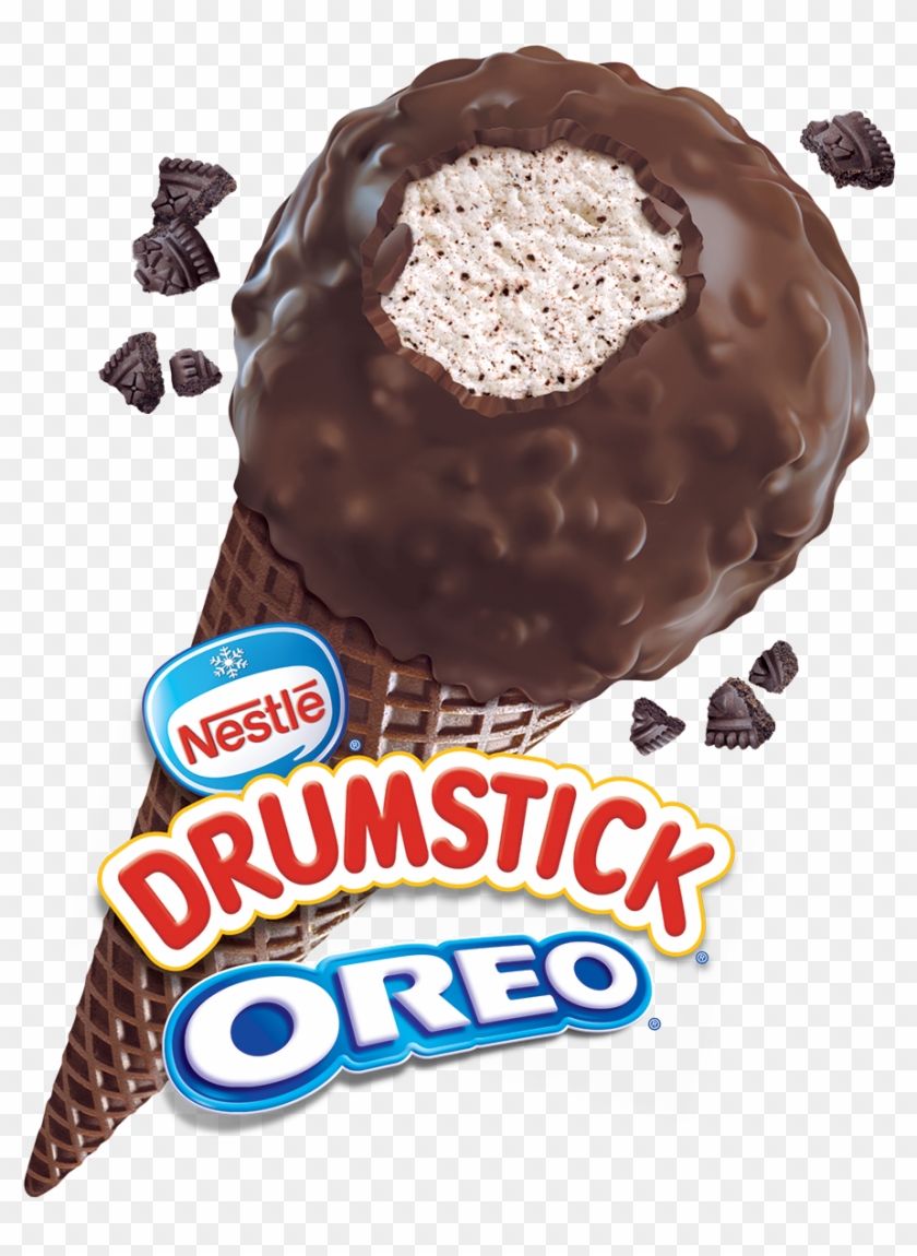 Oreo Ice Cream Drumstick Clipart