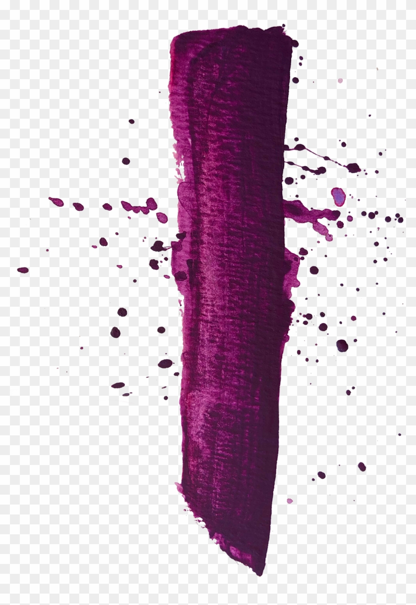 Magenta Ink Splatter - Illustration Clipart