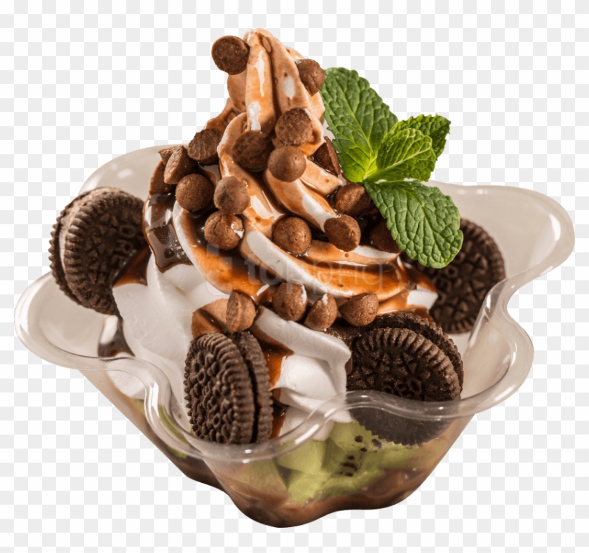 Десерт Из Мороженого С Орео Clipart #2374032