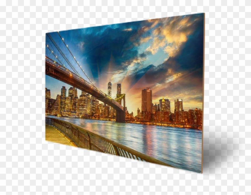 Sunset Bridge Nyc New - New York Clipart