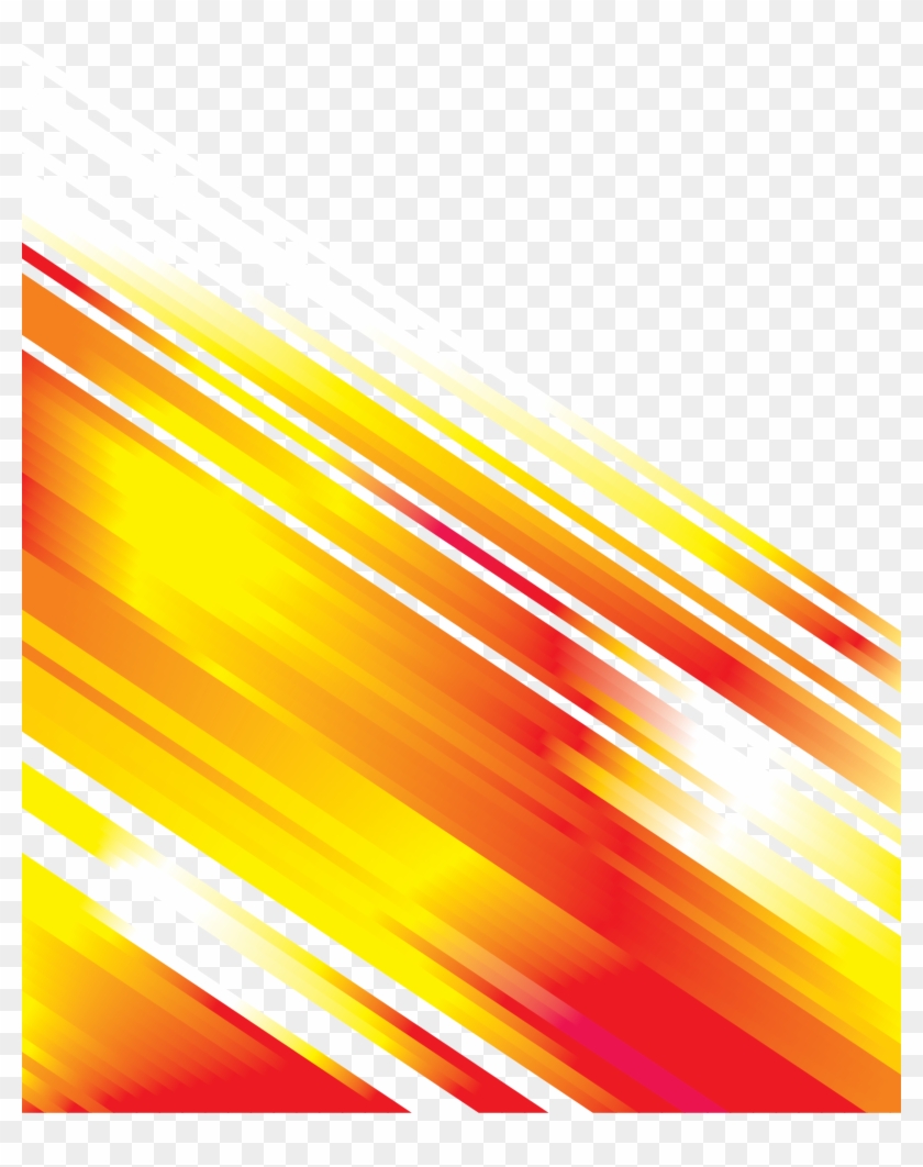 Orange Decorative Line Vector Lines Free Download Png - Orange Background Vector Png Clipart #2374210
