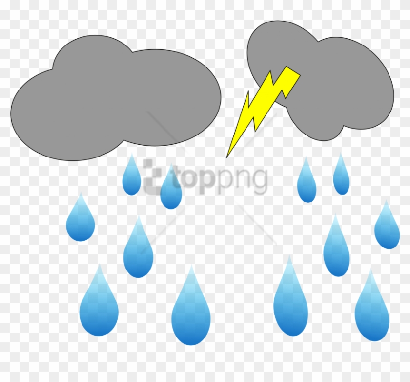 Free Png Download Rain Cloud Clipart Png Png Images - Rain Animated Clipart Transparent Png #2374216