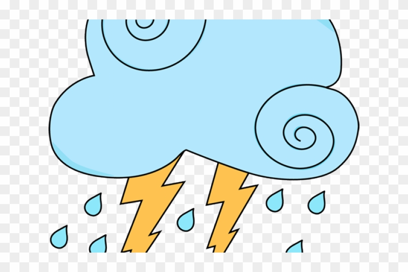 Rain Cloud Clipart - Cartoon - Png Download #2374527