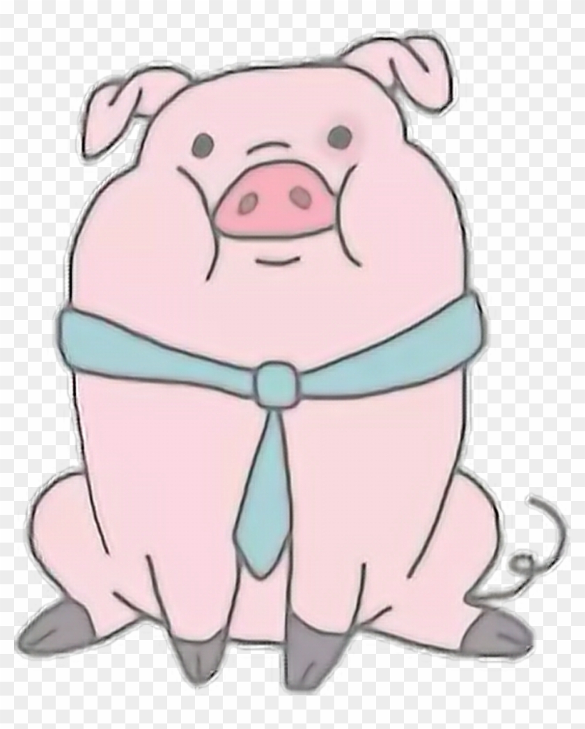 Tumblr Snapchat Aesthetic Filter Love Cute Kawaii Pig - Pato Dibujos De Gravity Falls Clipart #2374672