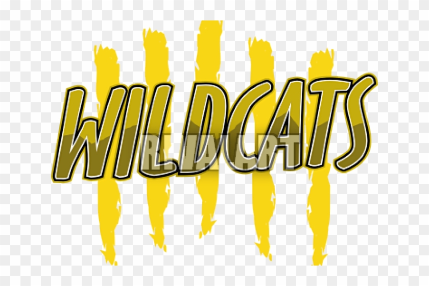 Claw Scratch Clipart Wildcat - Yellow Wildcat Logo - Png Download