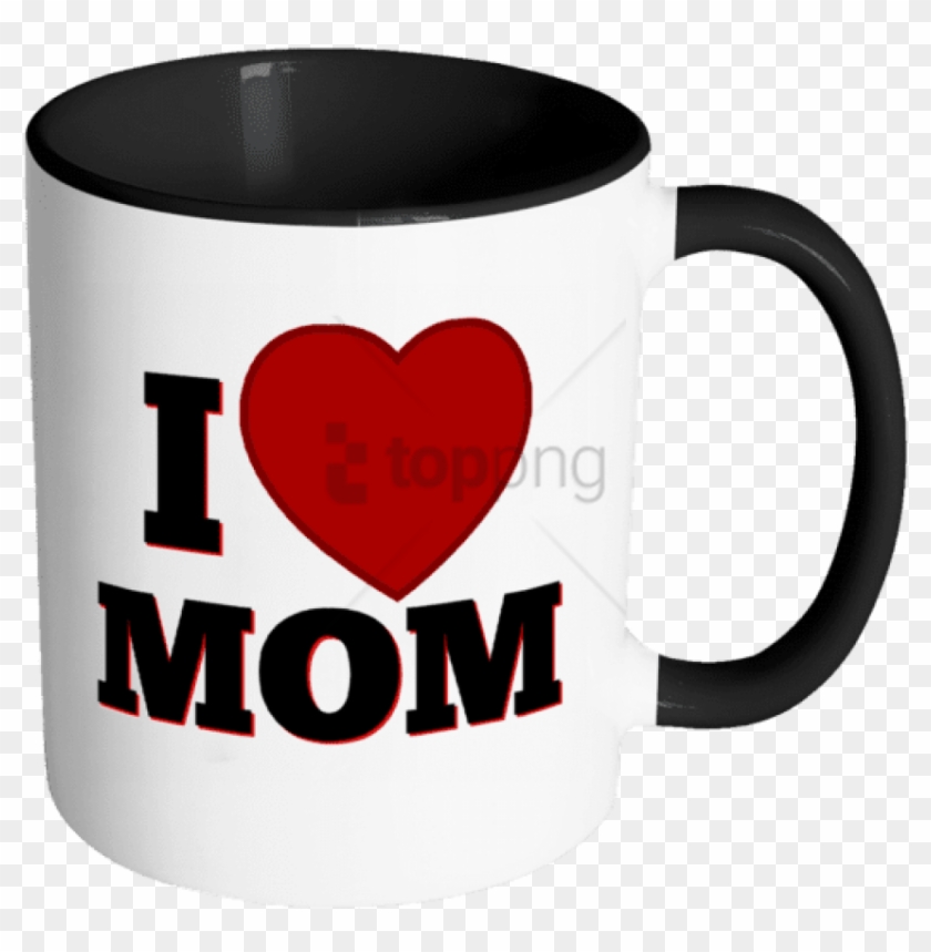 Free Png I Love Mom - Mug Clipart