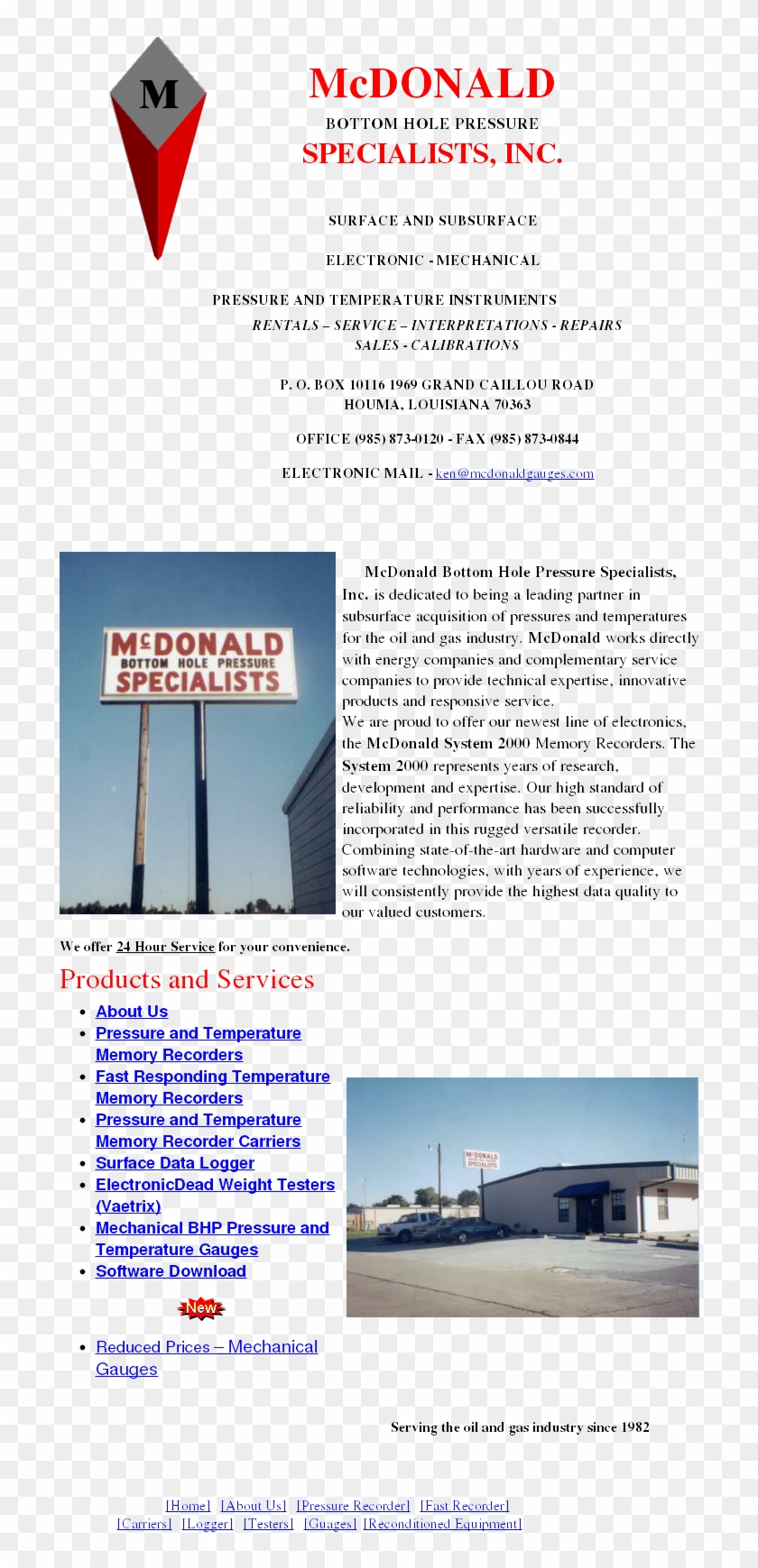 Mcdonald Bottom Hole Pressure Specialists Competitors, - County Missouri Clipart #2375264