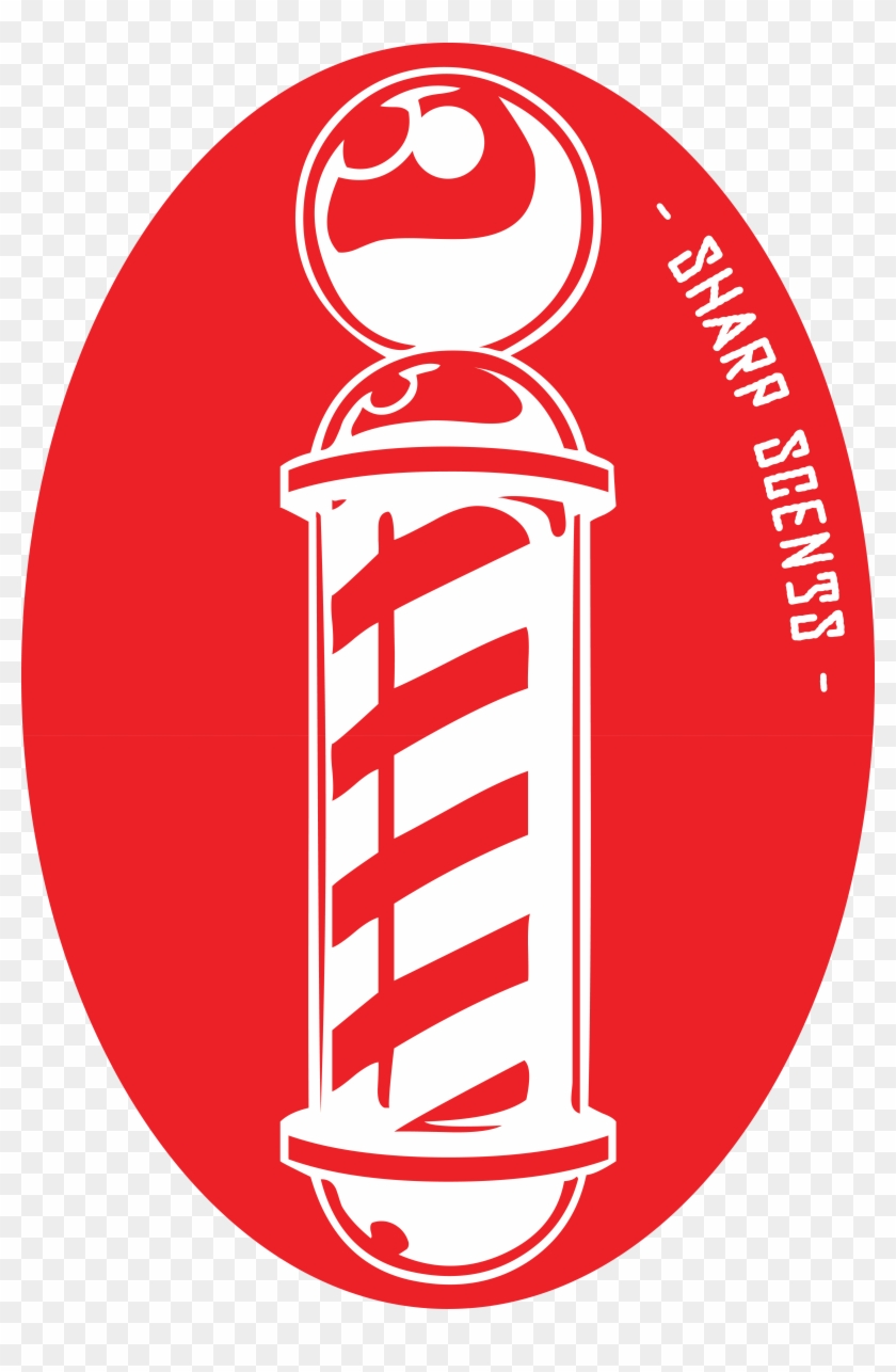 Barber Pole - Circle Clipart