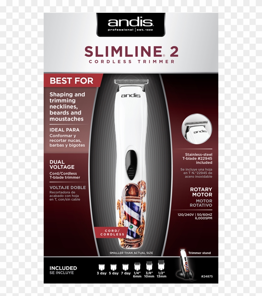 Andis Slimline Pro Li Black Clipart #2375569