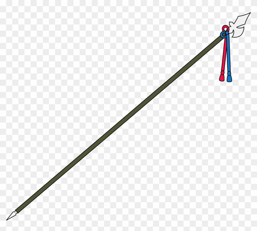 This Free Icons Png Design Of Pole Arm - Spear Drawing Clipart #2375767
