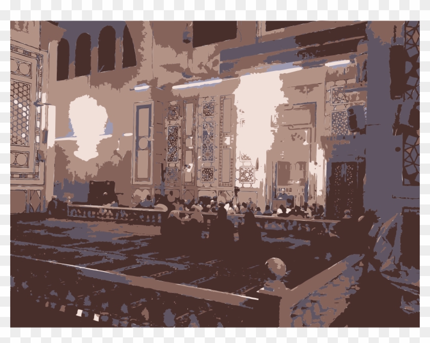 This Free Icons Png Design Of Mosque People Praying - Apartment Clipart #2376122