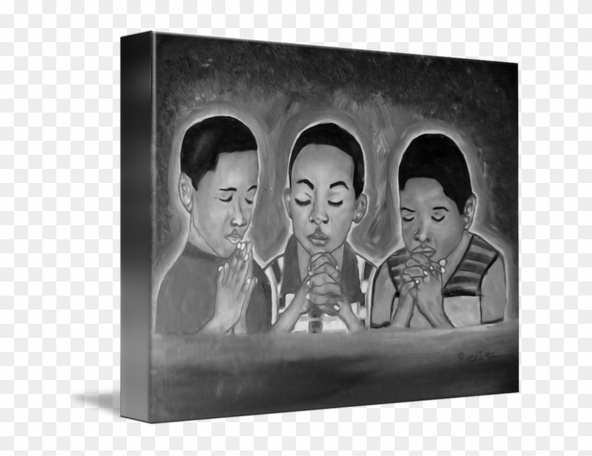 Black Boys Praying Clipart #2376398