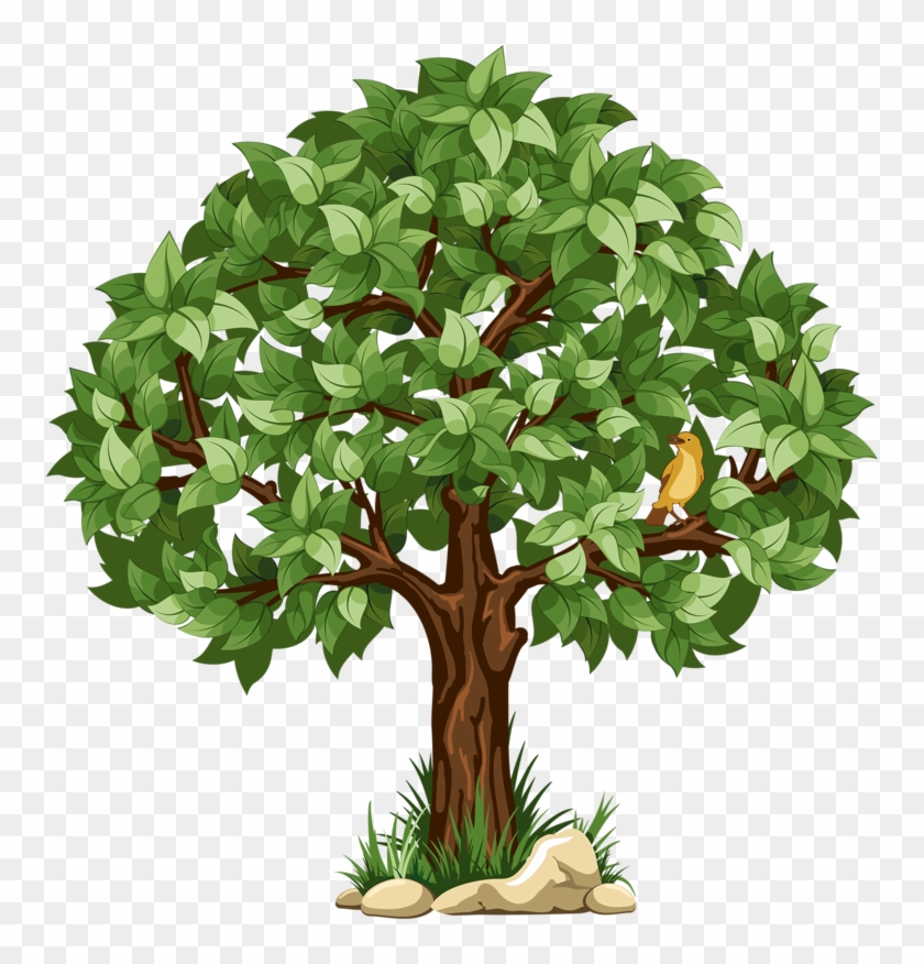 Shrub Bushes Clipart Arbres - Transparent Background Tree Clipart - Png Download #2376511