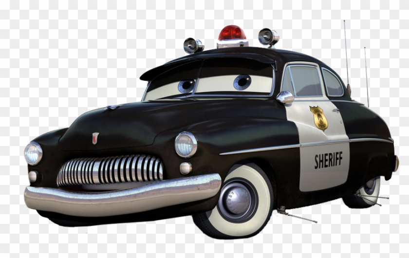 Police Cars Hudson Mcqueen Lightning Mater Black Clipart - Cars Sheriff Clipart - Png Download #2376831