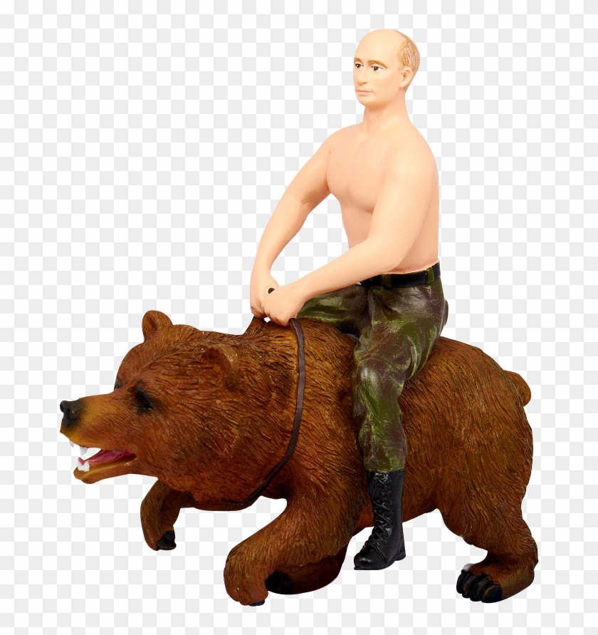 Oso Putin - Putin On Bear Transparent Clipart