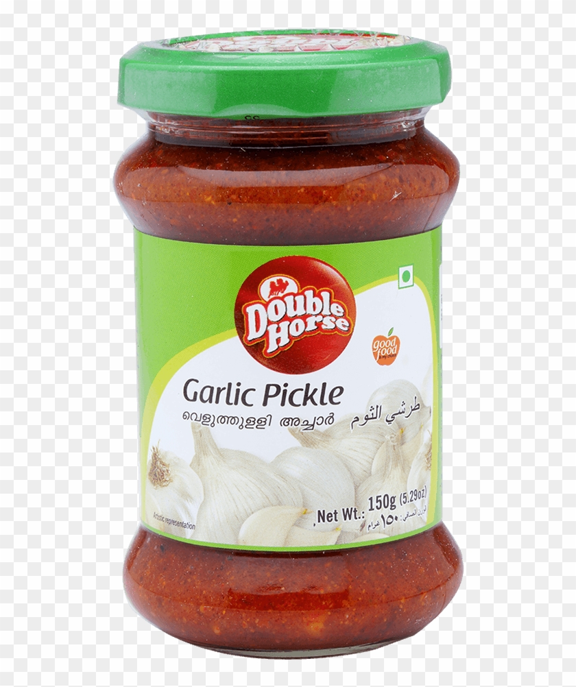 Double Horse Tender Mango Pickle , Png Download - Garlic Pickle 200g Double Horse Clipart