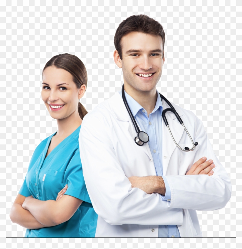 Pictures Of Doctors And Nurses - Doctor And A Nurse Clipart (#2377916) -  PikPng