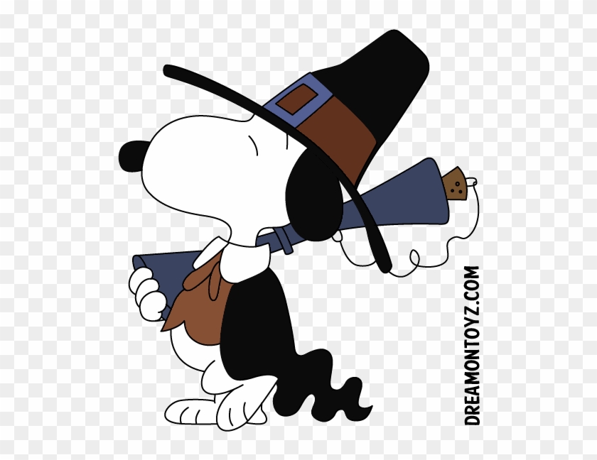 Pilgrim Snoopy Carrying A Musket Snoopy And Woodstock Pilgrims