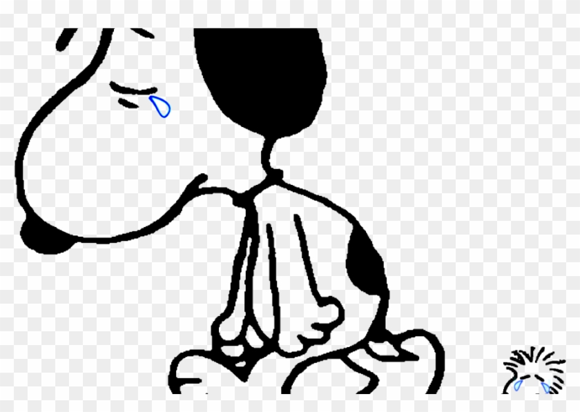 Sad Snoopy Clipart