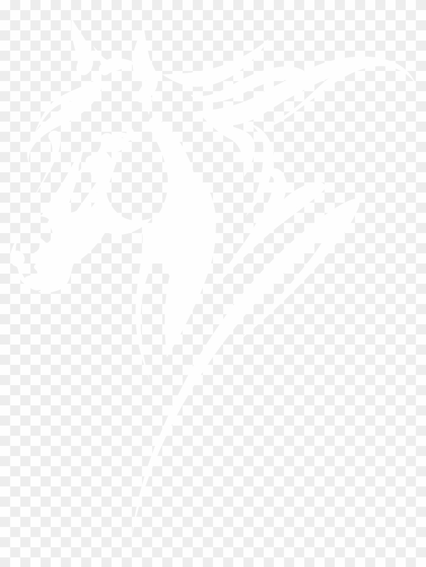 Horse Head White Png - Sticker Clipart #2378259
