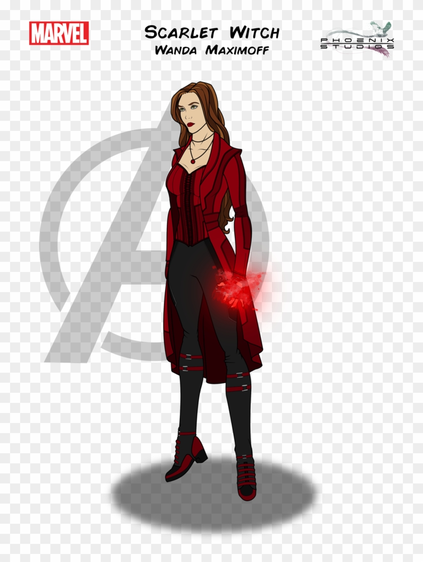 Scarlet Witch Clipart Avengers - Dc Comics - Png Download